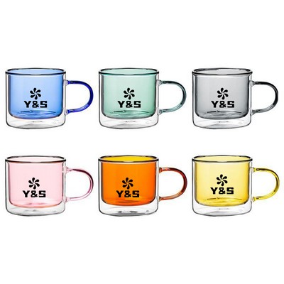 Stained Glass Double Wall Coffee Cup