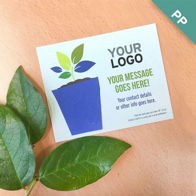 Plantable Pot Small Eco Panel Cards